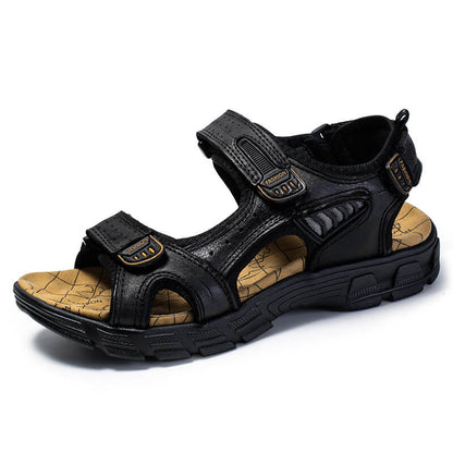 Orthopädische Herren-Sandalen mit Klettverschluss – Bequeme Outdoor- und Sportsandalen-HauteBerlin