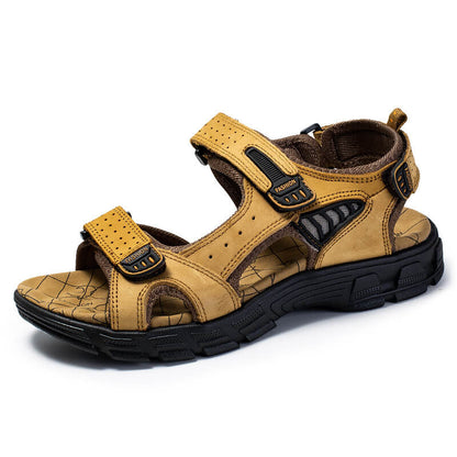 Orthopädische Herren-Sandalen mit Klettverschluss – Bequeme Outdoor- und Sportsandalen-HauteBerlin