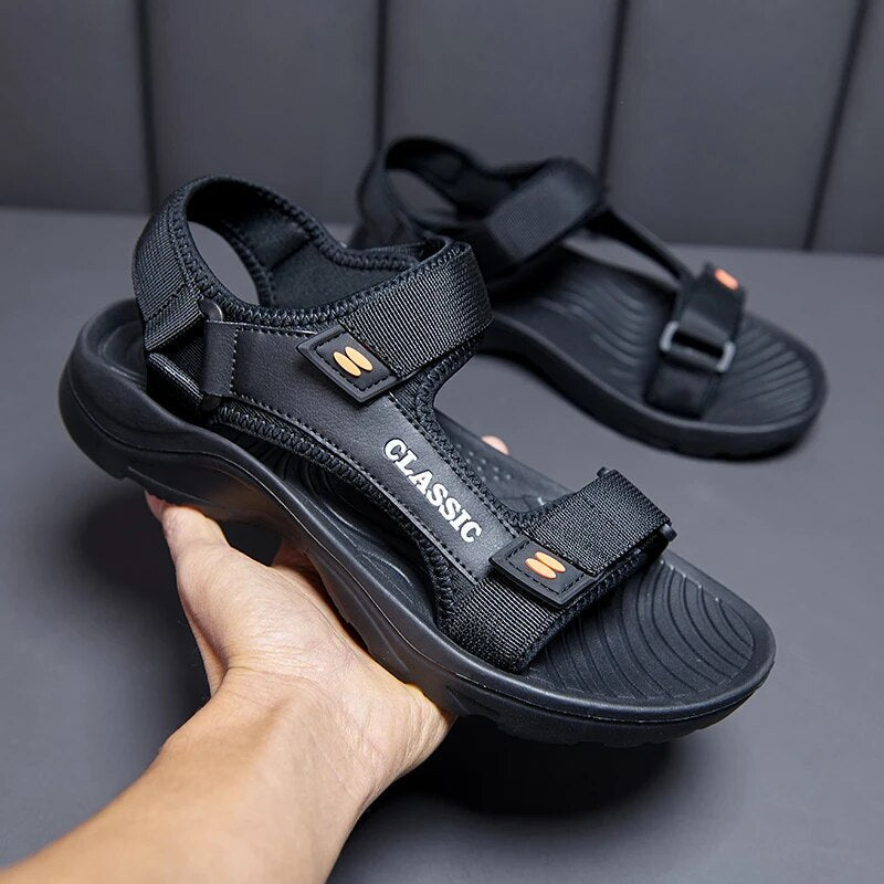 Orthopädische Sandalen Herren | Wandern und Trekking | Klettverschluss-HauteBerlin