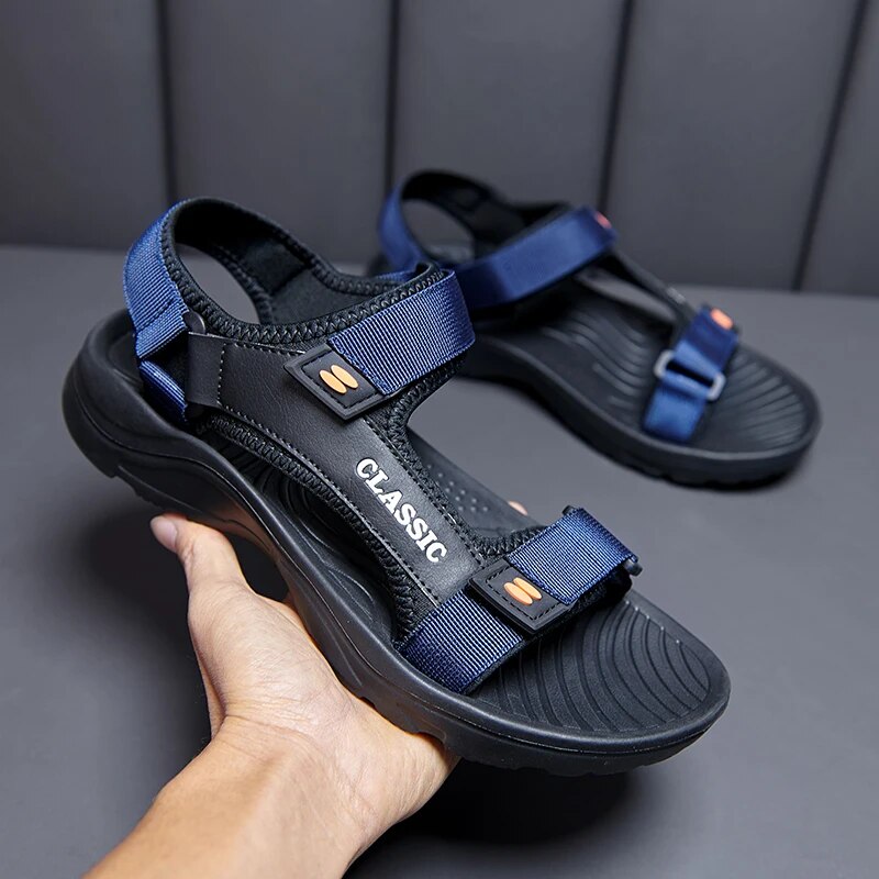 Orthopädische Sandalen Herren | Wandern und Trekking | Klettverschluss-HauteBerlin