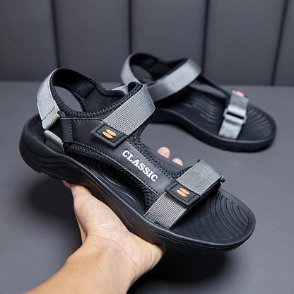 Orthopädische Sandalen Herren | Wandern und Trekking | Klettverschluss-HauteBerlin
