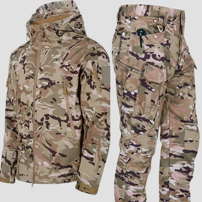 Outdoorbekleidung - Winter - Camouflage - Taktische Jacke - Herren Cargo Hose-HauteBerlin