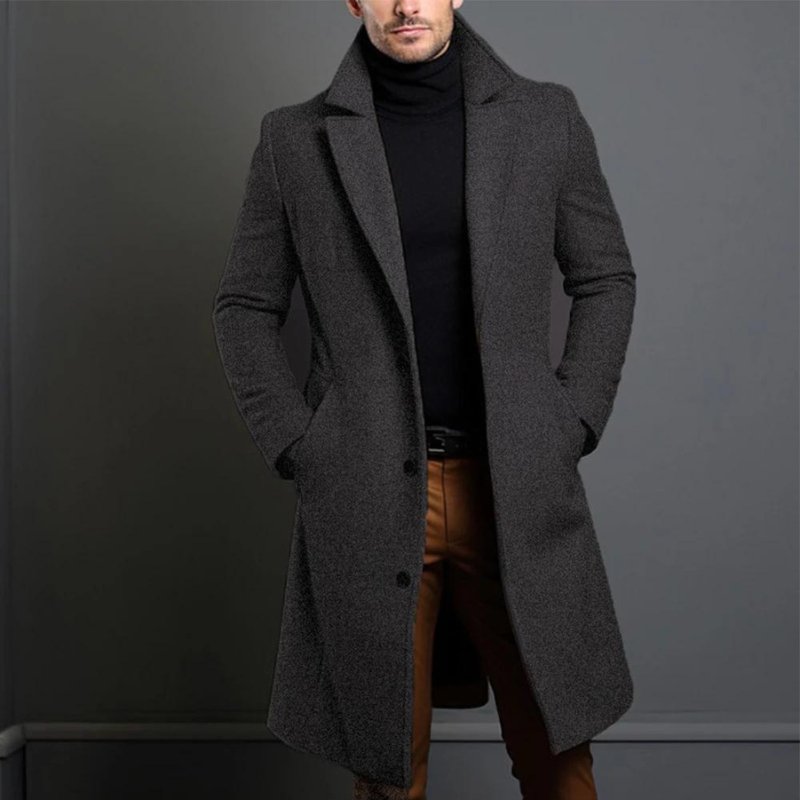 Pepin Langer Trenchcoat für Männer-HauteBerlin