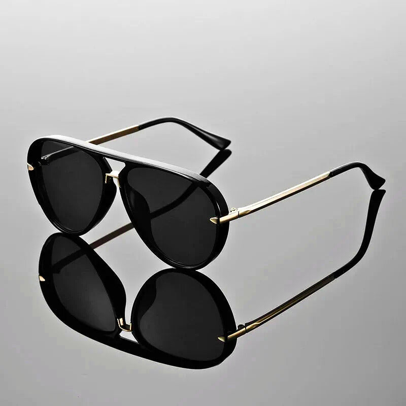 Pilotenbrille | Doppelsteg | Metallbügel | Unisex-HauteBerlin