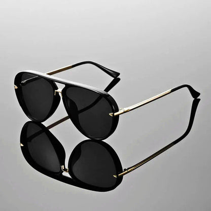 Pilotenbrille | Doppelsteg | Metallbügel | Unisex-HauteBerlin