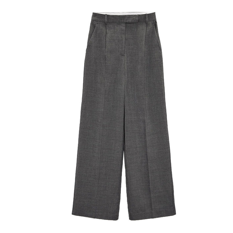 Plisseehose | Gerades Bein | Smart Casual | Hose mit Umschlag | Damenhose-HauteBerlin