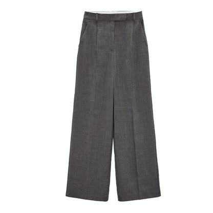 Plisseehose | Gerades Bein | Smart Casual | Hose mit Umschlag | Damenhose-HauteBerlin