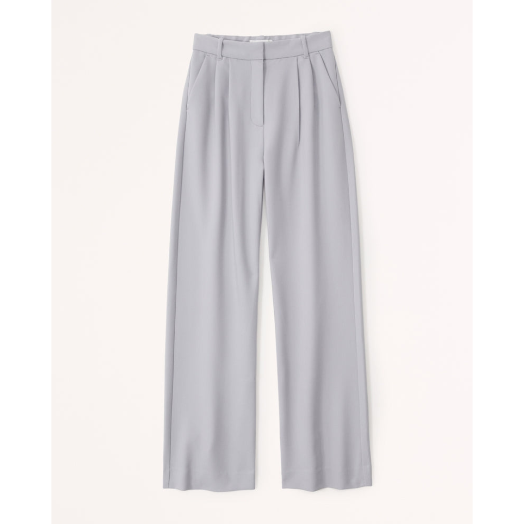 Plisseehose – Stylisch – Hohe Taille – Weite Hosenbeine – Damenhose-HauteBerlin