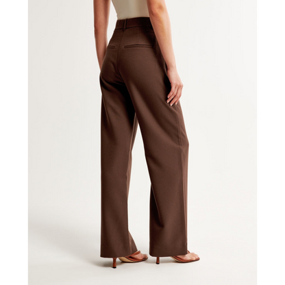 Plisseehose – Stylisch – Hohe Taille – Weite Hosenbeine – Damenhose-HauteBerlin