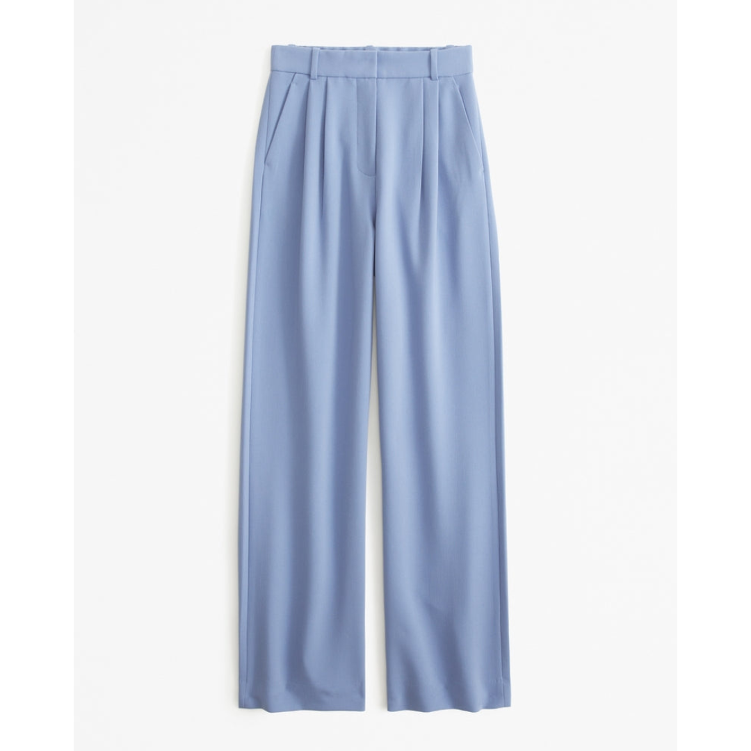 Plisseehose – Stylisch – Hohe Taille – Weite Hosenbeine – Damenhose-HauteBerlin