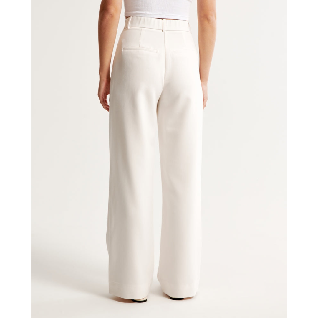 Plisseehose – Stylisch – Hohe Taille – Weite Hosenbeine – Damenhose-HauteBerlin
