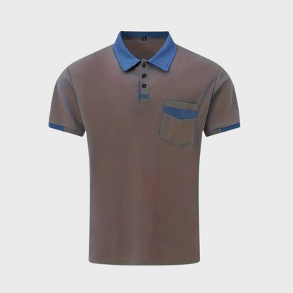 Polo-Shirt | Kurzarm | Knopfleiste | Kragen-T-Shirt | Herrenhemden-HauteBerlin