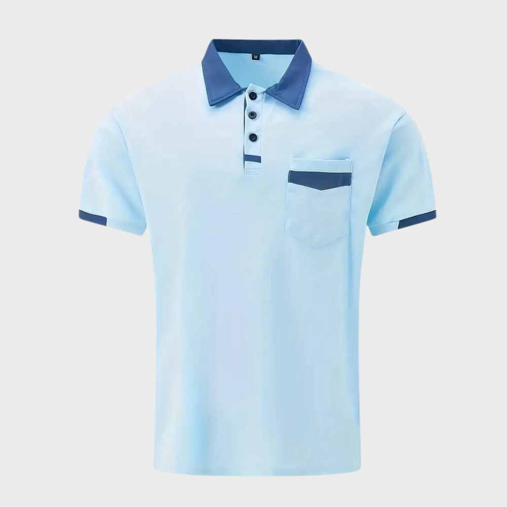 Polo-Shirt | Kurzarm | Knopfleiste | Kragen-T-Shirt | Herrenhemden-HauteBerlin