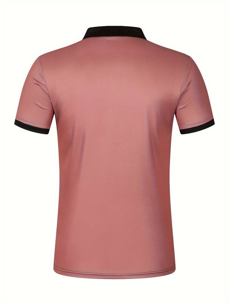 Polo T-Shirt | Gestreift | Kurzarm | Poloshirts | Herrenhemden-HauteBerlin