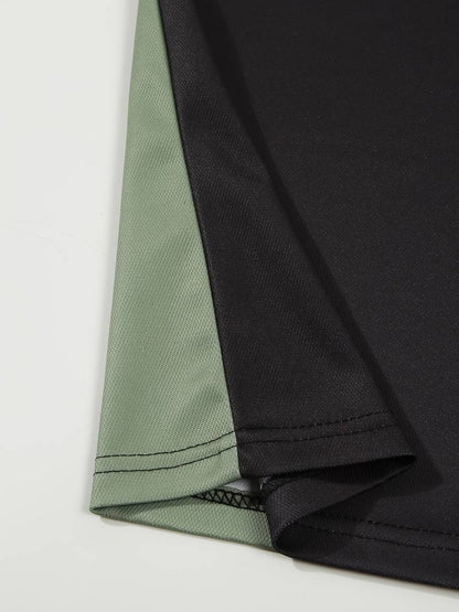 Polo T-Shirt | Gestreift | Kurzarm | Poloshirts | Herrenhemden-HauteBerlin