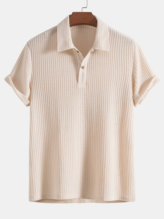 Polo-T-Shirt – Herren-T-Shirt mit Kragen, Knopfleiste und kurzen Ärmeln-HauteBerlin