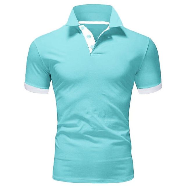 Polo T-Shirt | Kurzarm | Halsband | Polohemd | Herrenhemden-HauteBerlin