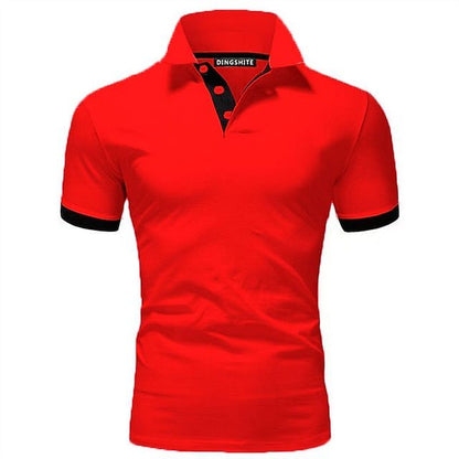 Polo T-Shirt | Kurzarm | Halsband | Polohemd | Herrenhemden-HauteBerlin