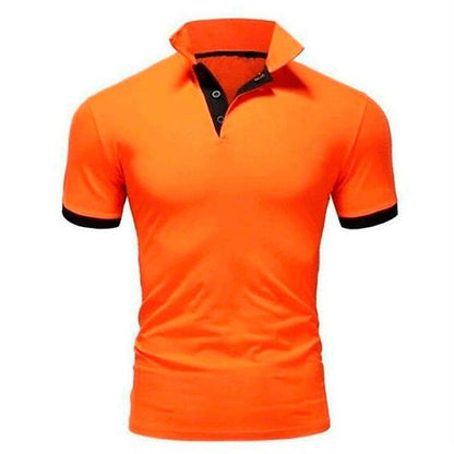 Polo T-Shirt | Kurzarm | Halsband | Polohemd | Herrenhemden-HauteBerlin