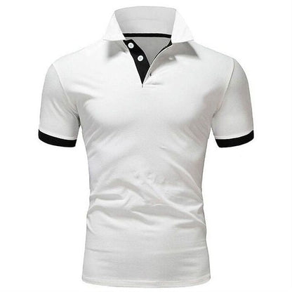 Polo T-Shirt | Kurzarm | Halsband | Polohemd | Herrenhemden-HauteBerlin