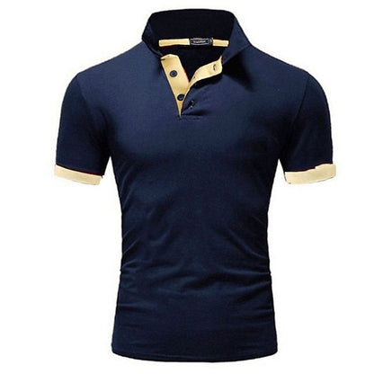 Polo T-Shirt | Kurzarm | Halsband | Polohemd | Herrenhemden-HauteBerlin