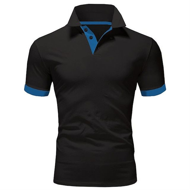 Polo T-Shirt | Kurzarm | Halsband | Polohemd | Herrenhemden-HauteBerlin