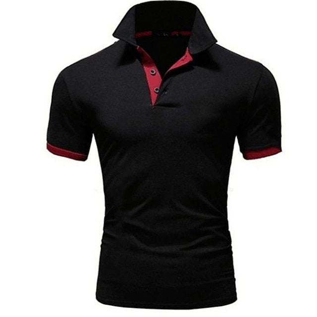 Polo T-Shirt | Kurzarm | Halsband | Polohemd | Herrenhemden-HauteBerlin
