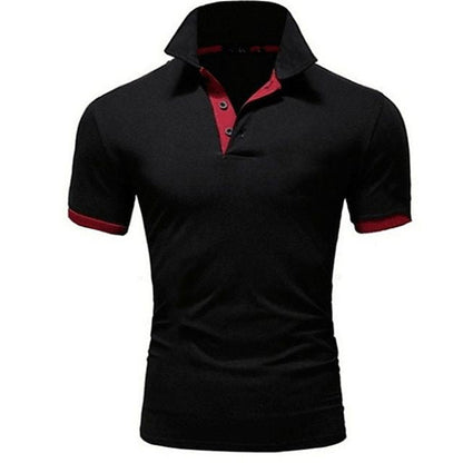 Polo T-Shirt | Kurzarm | Halsband | Polohemd | Herrenhemden-HauteBerlin