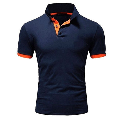 Polo T-Shirt | Kurzarm | Halsband | Polohemd | Herrenhemden-HauteBerlin