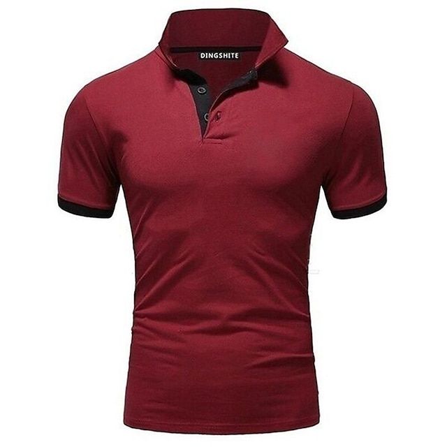 Polo T-Shirt | Kurzarm | Halsband | Polohemd | Herrenhemden-HauteBerlin