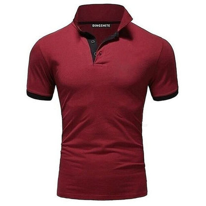 Polo T-Shirt | Kurzarm | Halsband | Polohemd | Herrenhemden-HauteBerlin