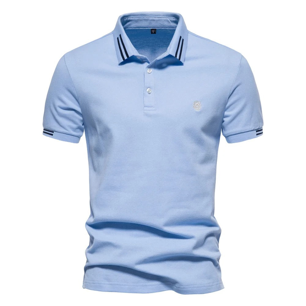 Polo T-Shirt - Slim Fit - Umlegekragen - Poloshirts - Herren T-Shirts-HauteBerlin