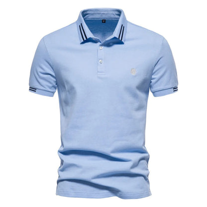 Polo T-Shirt - Slim Fit - Umlegekragen - Poloshirts - Herren T-Shirts-HauteBerlin