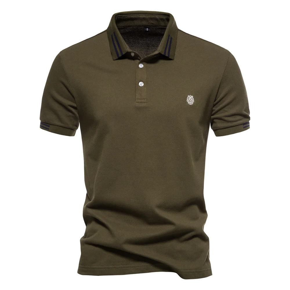 Polo T-Shirt - Slim Fit - Umlegekragen - Poloshirts - Herren T-Shirts-HauteBerlin