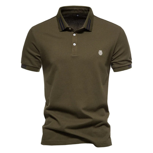 Polo T-Shirt - Slim Fit - Umlegekragen - Poloshirts - Herren T-Shirts-HauteBerlin
