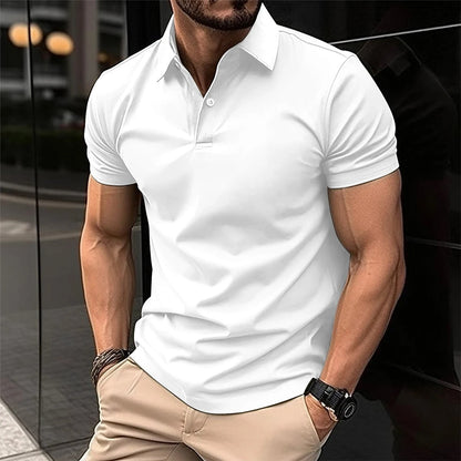 Polo-T-Shirt – halblanger Knopfleiste – Umlegekragen – Polo-Shirts – T-Shirts für Herren-HauteBerlin