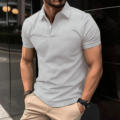 Polo-T-Shirt – halblanger Knopfleiste – Umlegekragen – Polo-Shirts – T-Shirts für Herren-HauteBerlin