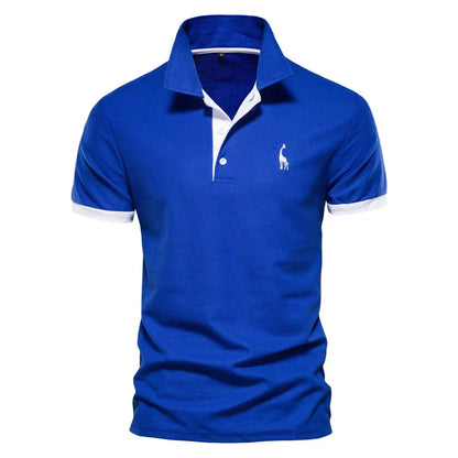 Polohemd | Halber Knopf | Kurzarm | Polo T-Shirt | Herrenhemd-HauteBerlin