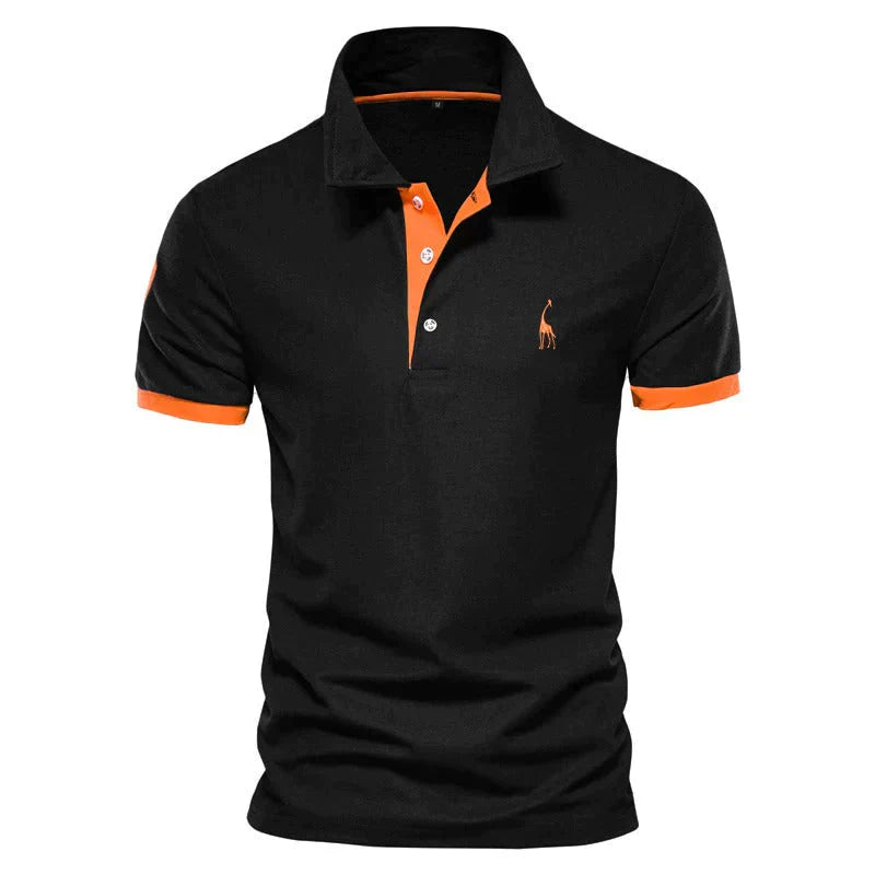 Polohemd | Halber Knopf | Kurzarm | Polo T-Shirt | Herrenhemd-HauteBerlin
