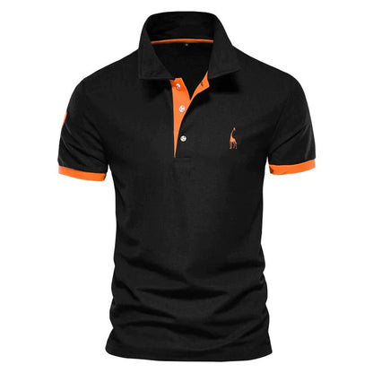 Polohemd | Halber Knopf | Kurzarm | Polo T-Shirt | Herrenhemd-HauteBerlin