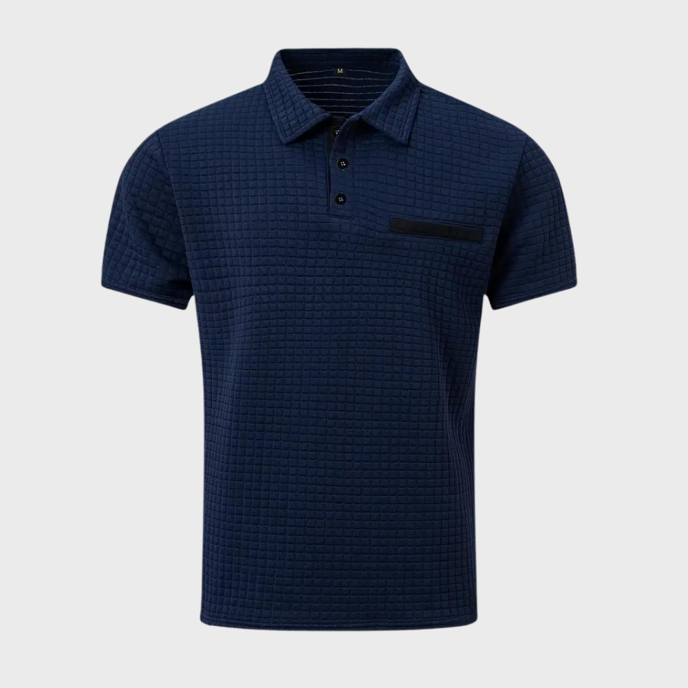 Polohemd - Herren Polohemd mit Knopfleiste für den Sommer-HauteBerlin