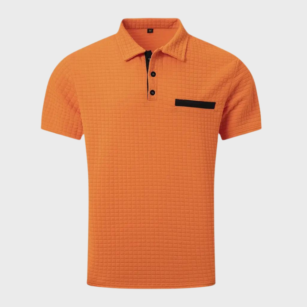 Polohemd - Herren Polohemd mit Knopfleiste für den Sommer-HauteBerlin