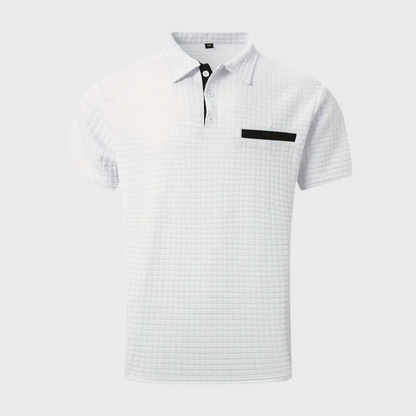 Polohemd - Herren Polohemd mit Knopfleiste für den Sommer-HauteBerlin