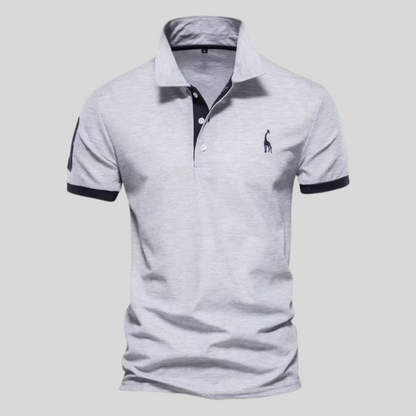 Polohemd | Kurzarm | Halber Knopf | Polo T-Shirt | Herrenhemd-HauteBerlin