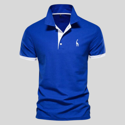 Polohemd | Kurzarm | Halber Knopf | Polo T-Shirt | Herrenhemd-HauteBerlin
