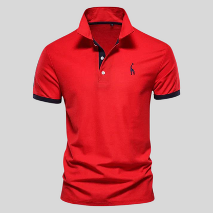 Polohemd | Kurzarm | Halber Knopf | Polo T-Shirt | Herrenhemd-HauteBerlin