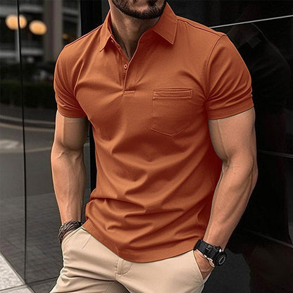 Polohemd | Mit Kragen | Kurzarm | Polo-T-Shirt | Herrenbekleidung-HauteBerlin