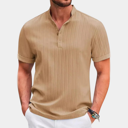 Polohemd | Viertelknopfleiste | Kurzarm | Polo-T-Shirt | Herrenhemd-HauteBerlin