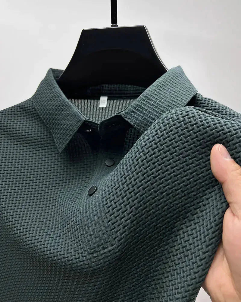 Polohemd – atmungsaktives Kurzarm-Polohemd mit Knöpfen für Herren-HauteBerlin