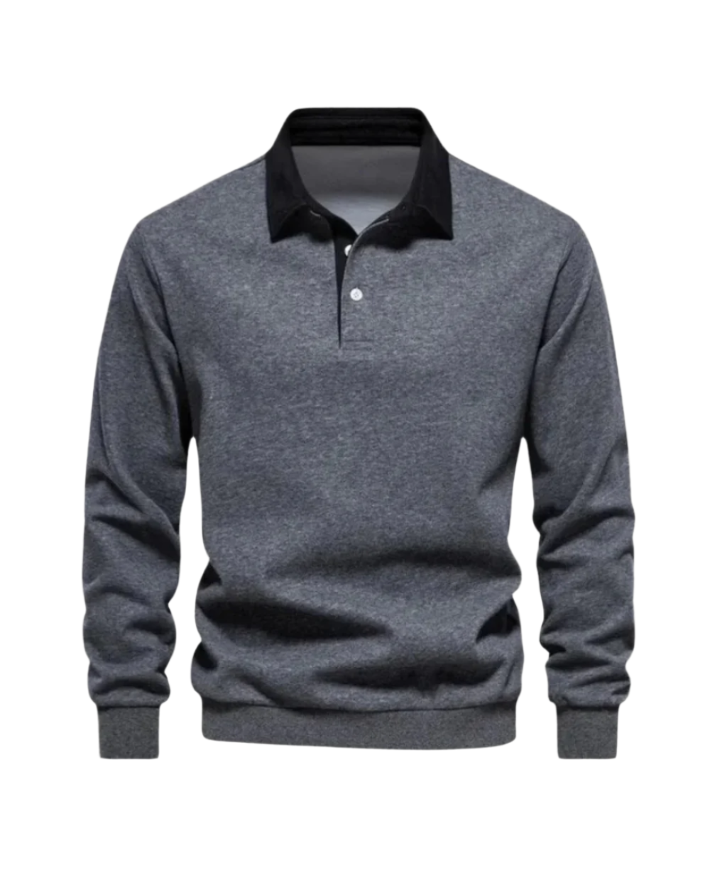 Poloshirt - Langarm-Poloshirt mit Kragen für Männer-HauteBerlin